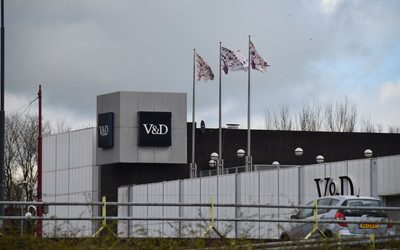 de vlag halfstok